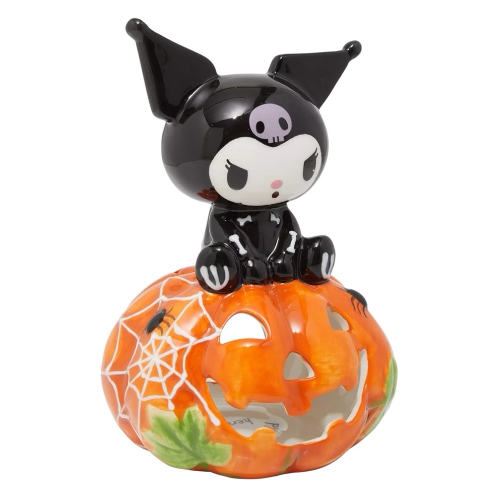 NEW Sanrio Hello Kitty Kuromi Jack-O-Lantern Tealight Holder
